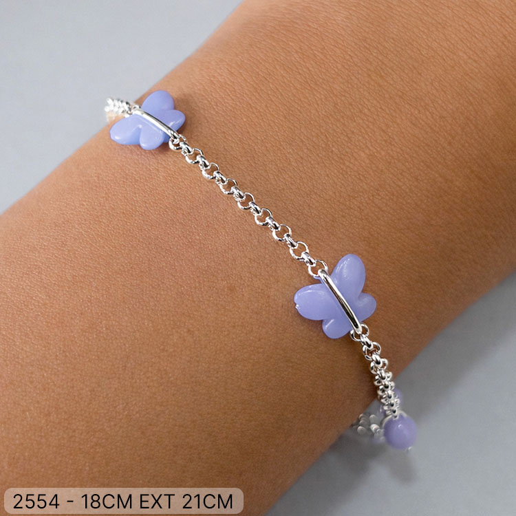 00 PU 02554  X 18CM EXT 21CM MARIPOSA LILA