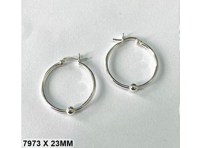 10 AR 07973 2 X 23 MM ARGOLLA CON BOLITA