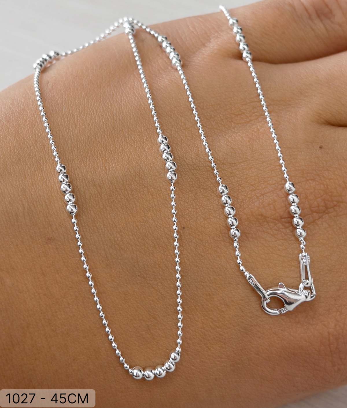 10 CO 01027 X45 CM CADENA BOLITAS