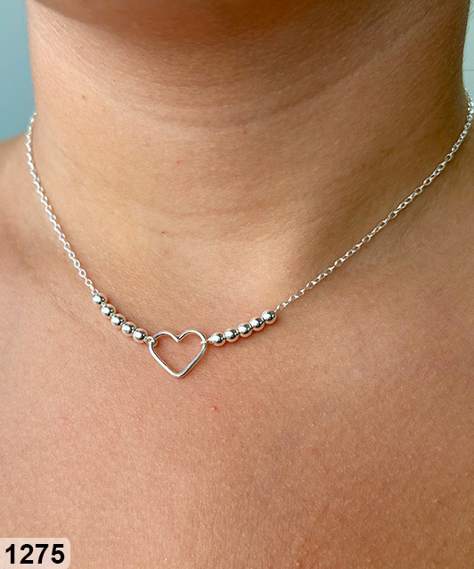 10 CO 01275 X40 CM EXT 45CM CORAZON CON BOLITAS