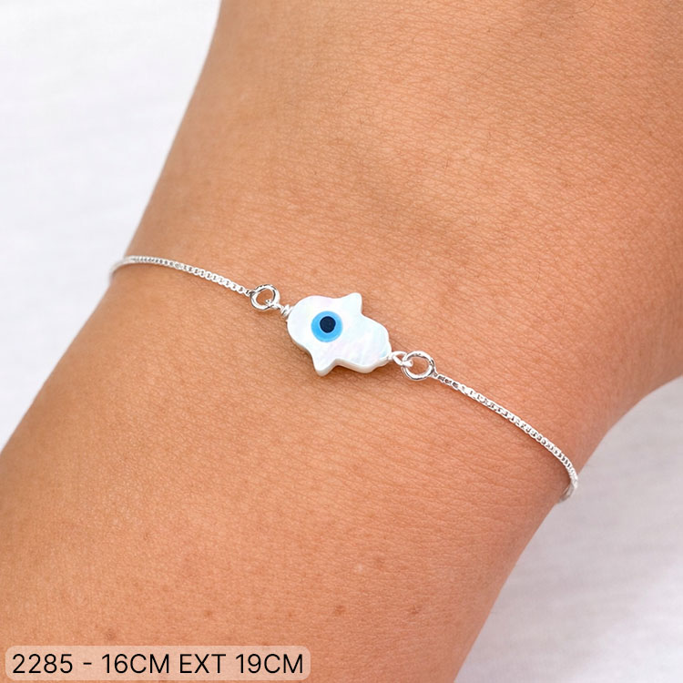 10 PU 02285 X16CM EXT 19CM MANO CON OJO TURCO