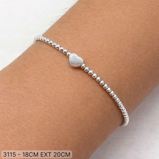 10 PU 03115 X 18 EXT 20 CM CORAZON BOLITA 2MM