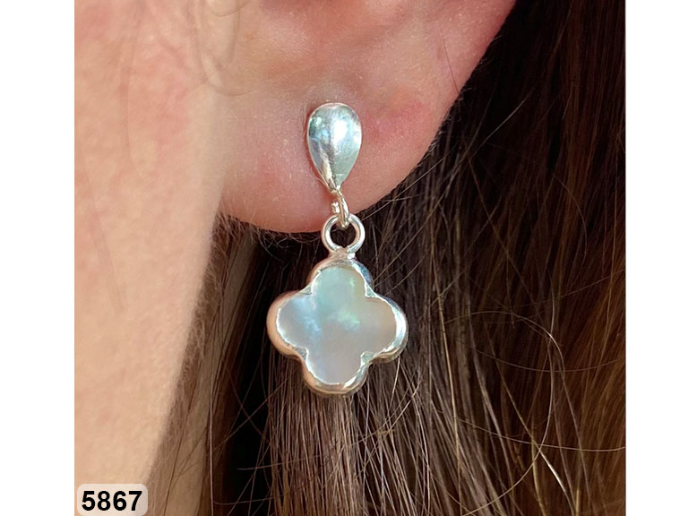 11 BR 05867  TREBOL ESTILO VAN CLEEF
