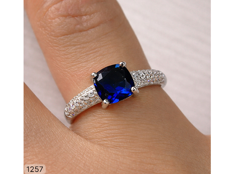 15 AN 01257 AZUL ZAFIRO RODINADO