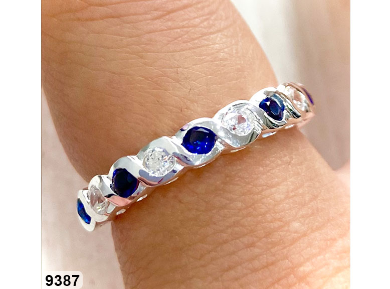 15 AN 09387 AZUL Y BLANCO