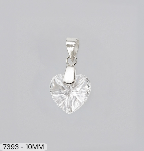 15 PI 07393 CORAZON 10MM CRISTAL