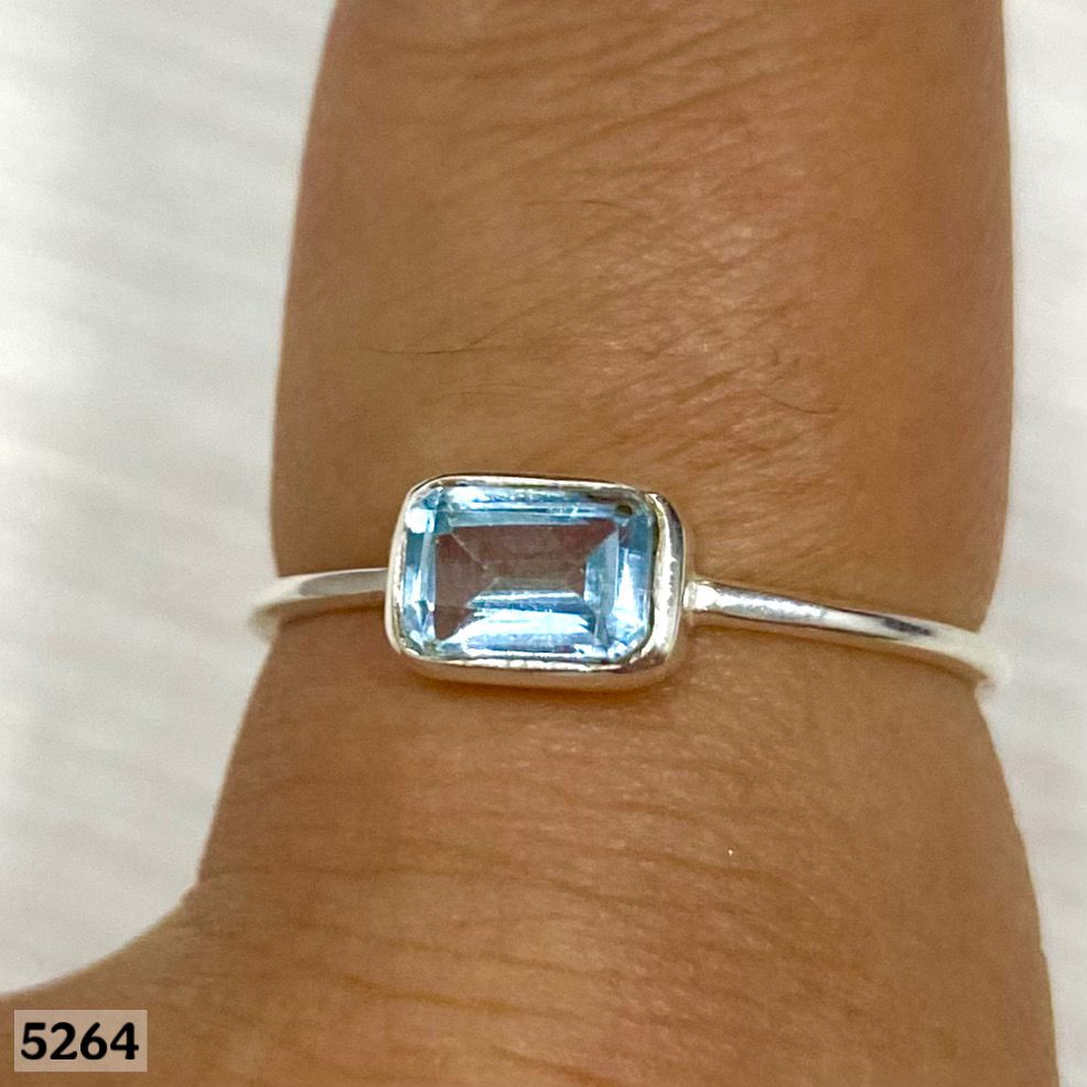 17 AN 05264 RECTANGULAR AGUA MARINA