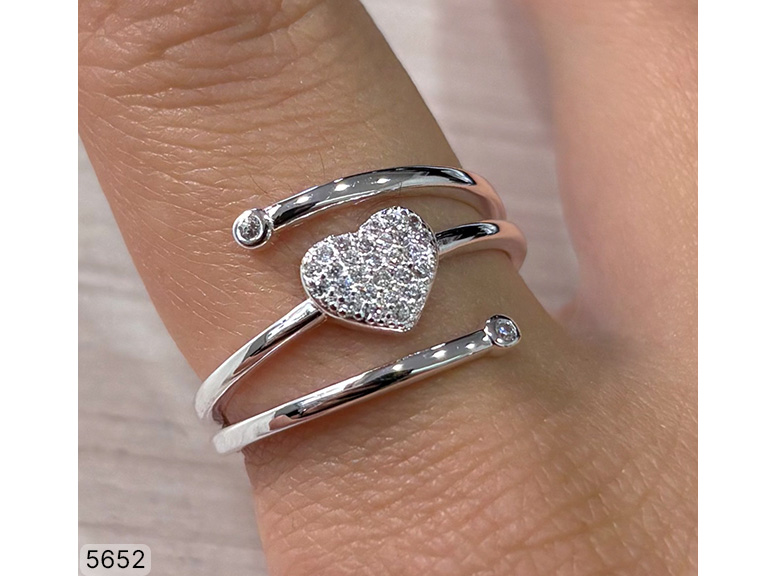 26 AN 05652 MICRO PAVE CORAZON