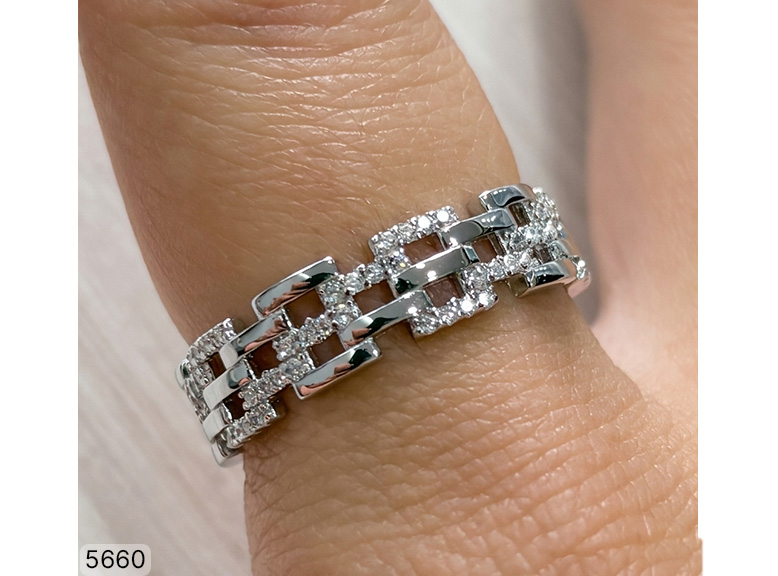 26 AN 05660 MICRO PAVE RODINADO