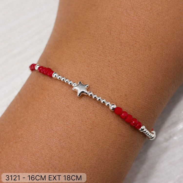 37 PU 03121 16CM EXT 18CM ESTRELLA Y BOLITAS