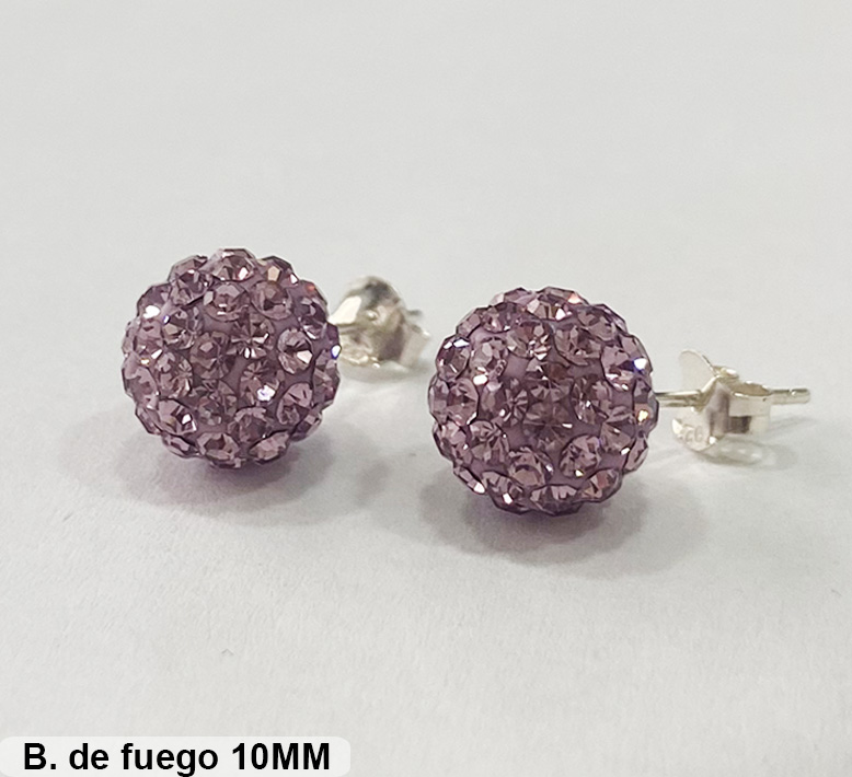 ARO BOLITA DE FUEGO 10MM VIOLETA